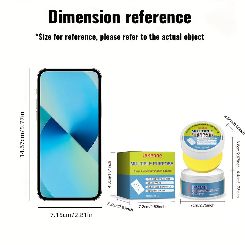 1 piece of multi-purpose paste designed for metal surfaces. This paste serves as a rust remover for kitchen stovetops and range hoods. It leaves no residue behind and has a capacity of less than 1 liter.