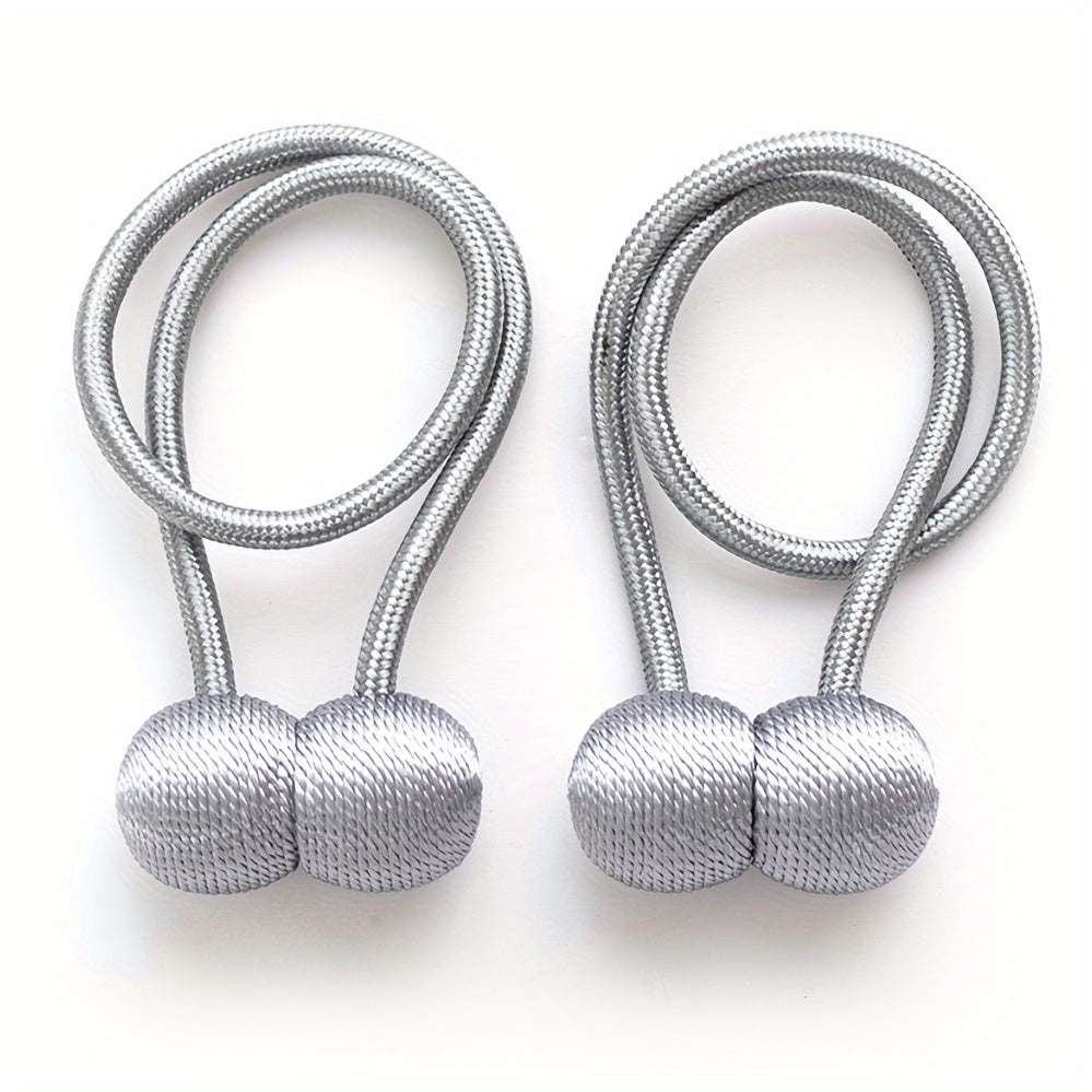 2 Earphone-style Magnetic Buckle Hooks for bathroom shower curtains