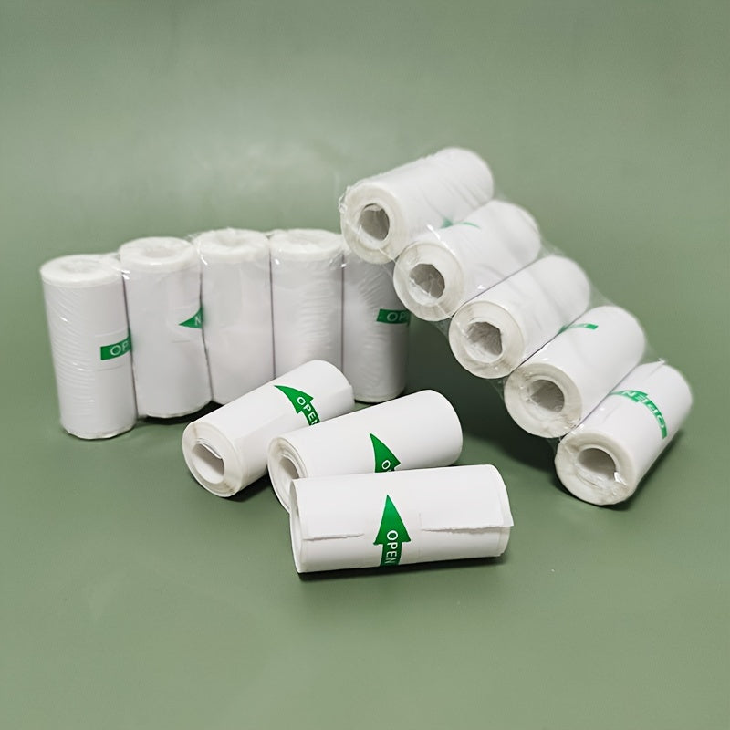 5rolls Mini-pocket Printer for printing text and pictures on 57*30mm self-adhesive color thermal paper.