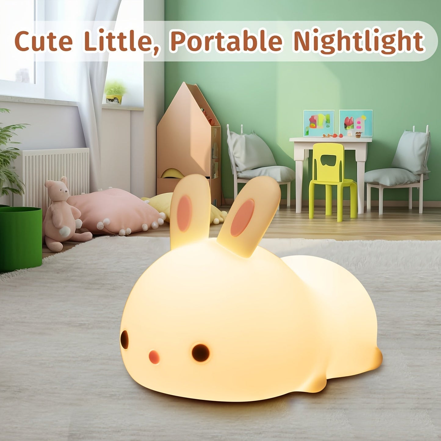 Adorable Bunny Night Light with Remote - Perfect Gift for Teen Girls! 

This rechargeable silicon night light comes in 16 colors and is a great addition to any teen girl's room. It's a cute and practical gift that is sure to be a hit with youngsters who