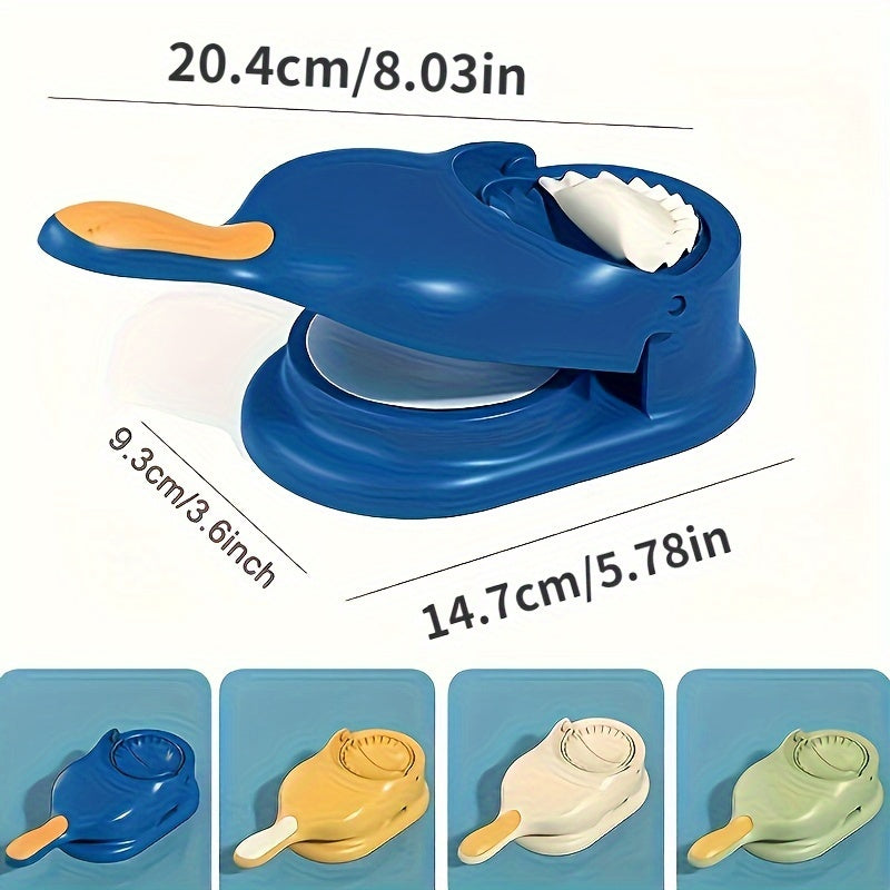 Plastic Manual Dumpling Press Mold - Convenient Handheld Dumpling Maker for Home Kitchen, Non-Electric Pocket Pie and Ravioli Mould