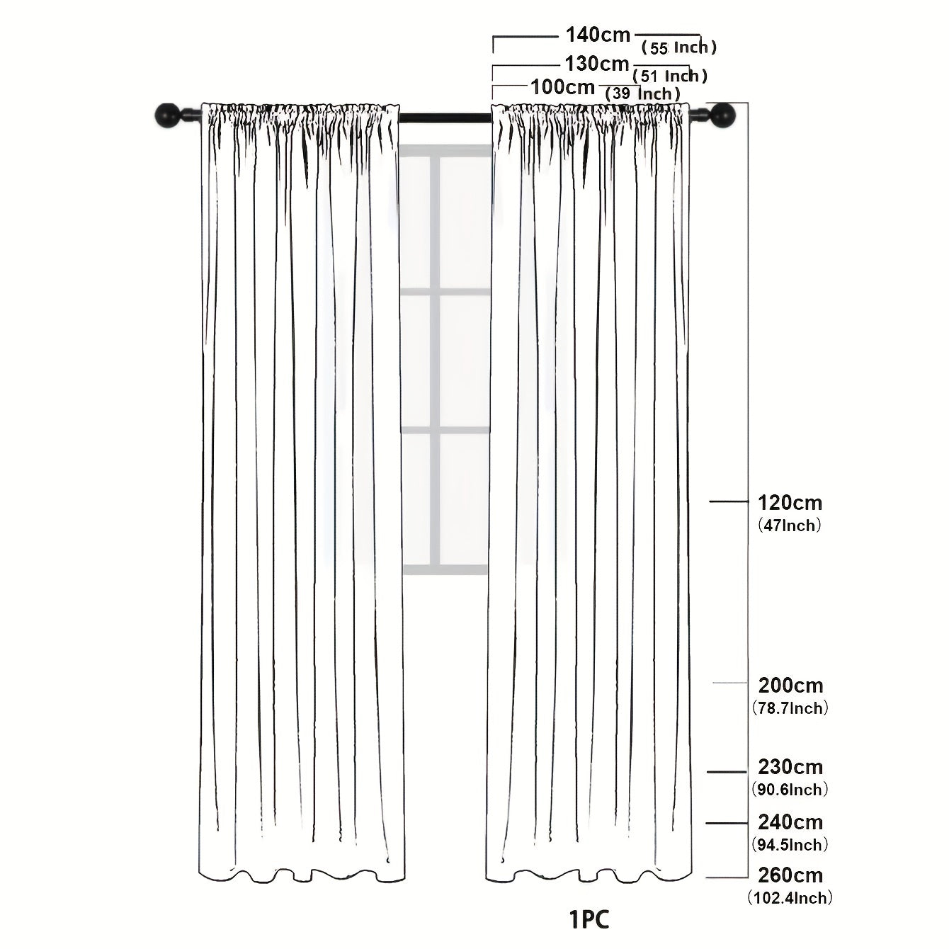 Elegant Sheer Curtain with Striped Design - Rod Pocket Style, Made of Washable Polyester for Living Room and Balcony Decoration, Featuring a Cross Hemp Pattern