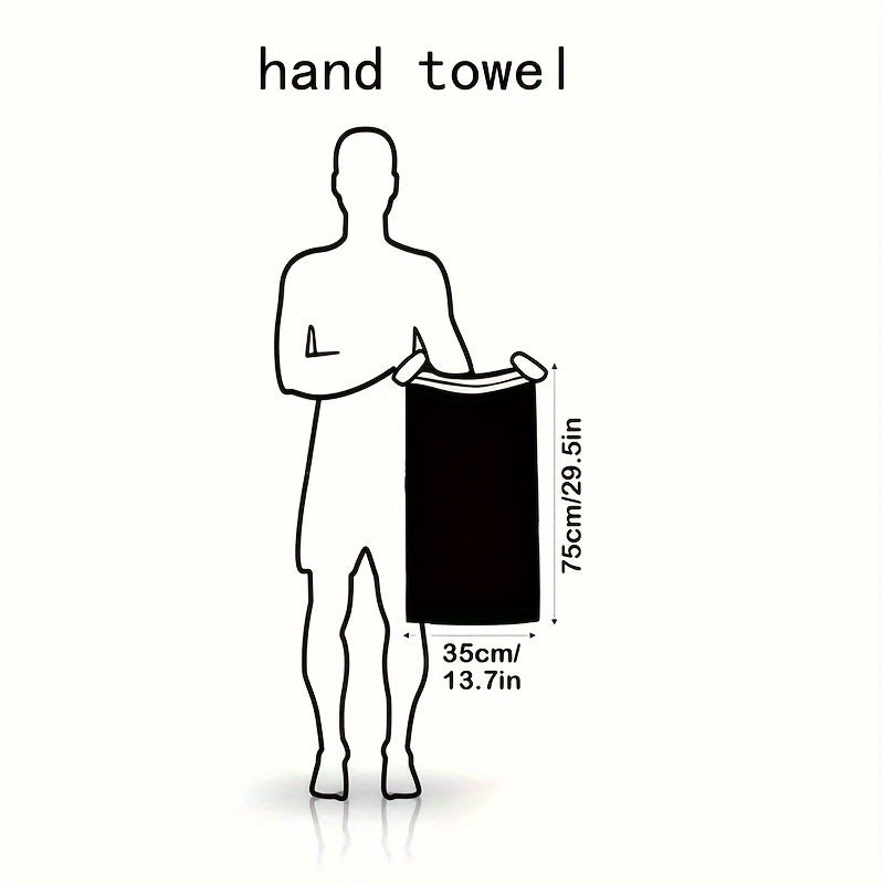 5 hand towels without Korean pattern, absorbent and quick-drying, super soft and skin-friendly, made of 93% cotton and 7% polyester, ideal for home bathroom use.