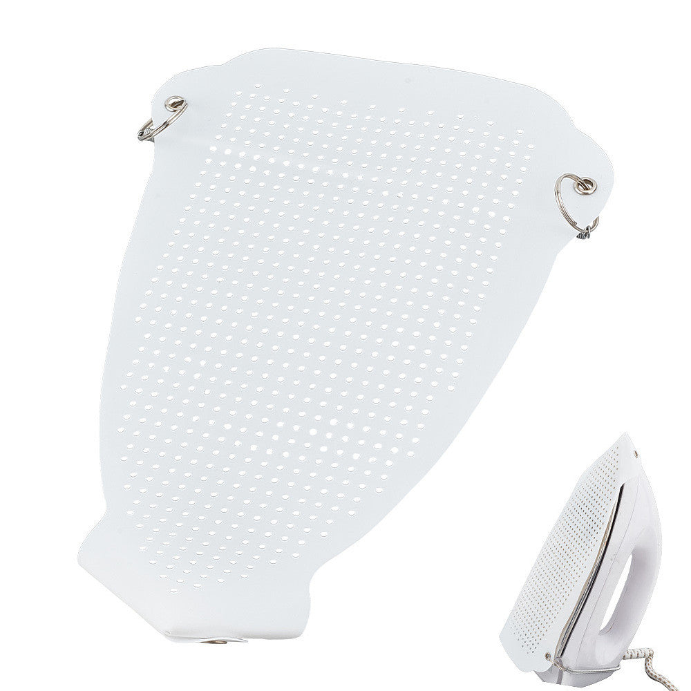 Get your hands on the 1pc SUPERDANT Non-Stick Plastic Ironing Aid - a reusable iron shoe protector that is heat-resistant and requires no power. This accessory is perfect for delicate fabrics and makes an ideal gift for Christmas and Thanksgiving.