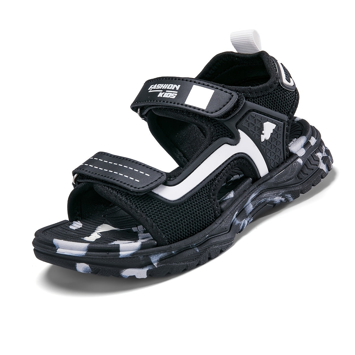 Boys' Summer Beach Sandals - Quick-Dry, Breathable with Shock-Absorbing EVA Sole, Fashionable Closure, Ideal for Outdoor Activities