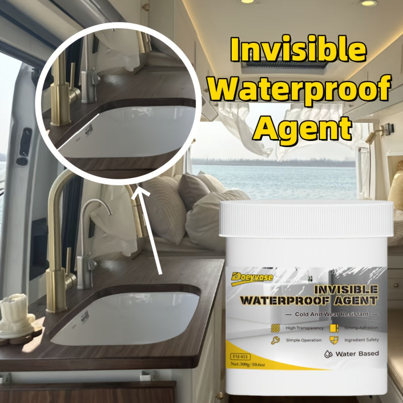 Doeyvose Invisible Waterproof Sealant for various surfaces - High-Performance sealant for RVs, windows, sinks, roofs, floors, showers - Durable & Easy to apply.