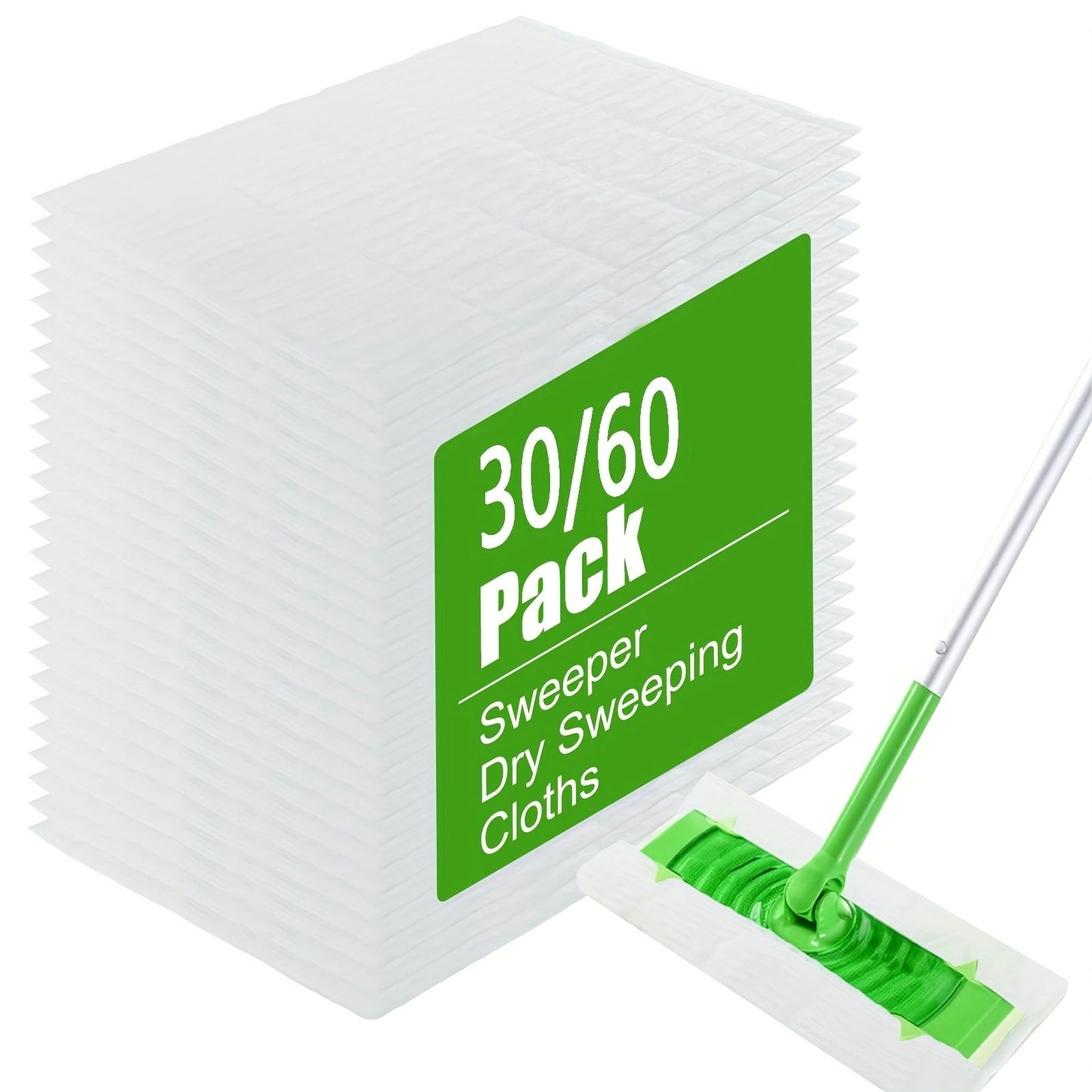 Disposeable mop pads for mopping and cleaning, specifically designed to be compatible with floor cleaning machines.