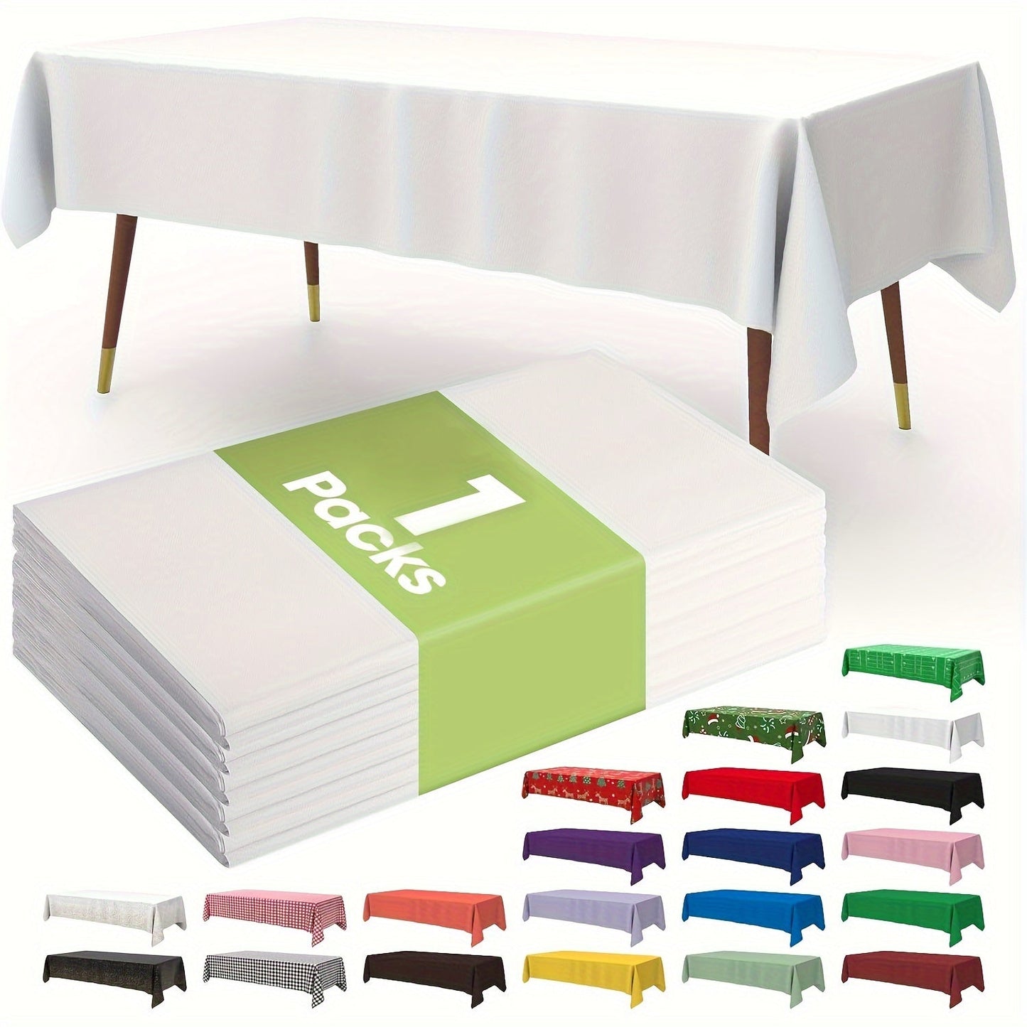 Essential for weddings and parties, this rectangular disposable plastic tablecloth is made of durable PEVA material. Measuring 137.16x274.32cm, it is waterproof and suitable for a variety of occasions, including birthdays, celebrations, and even bathroom