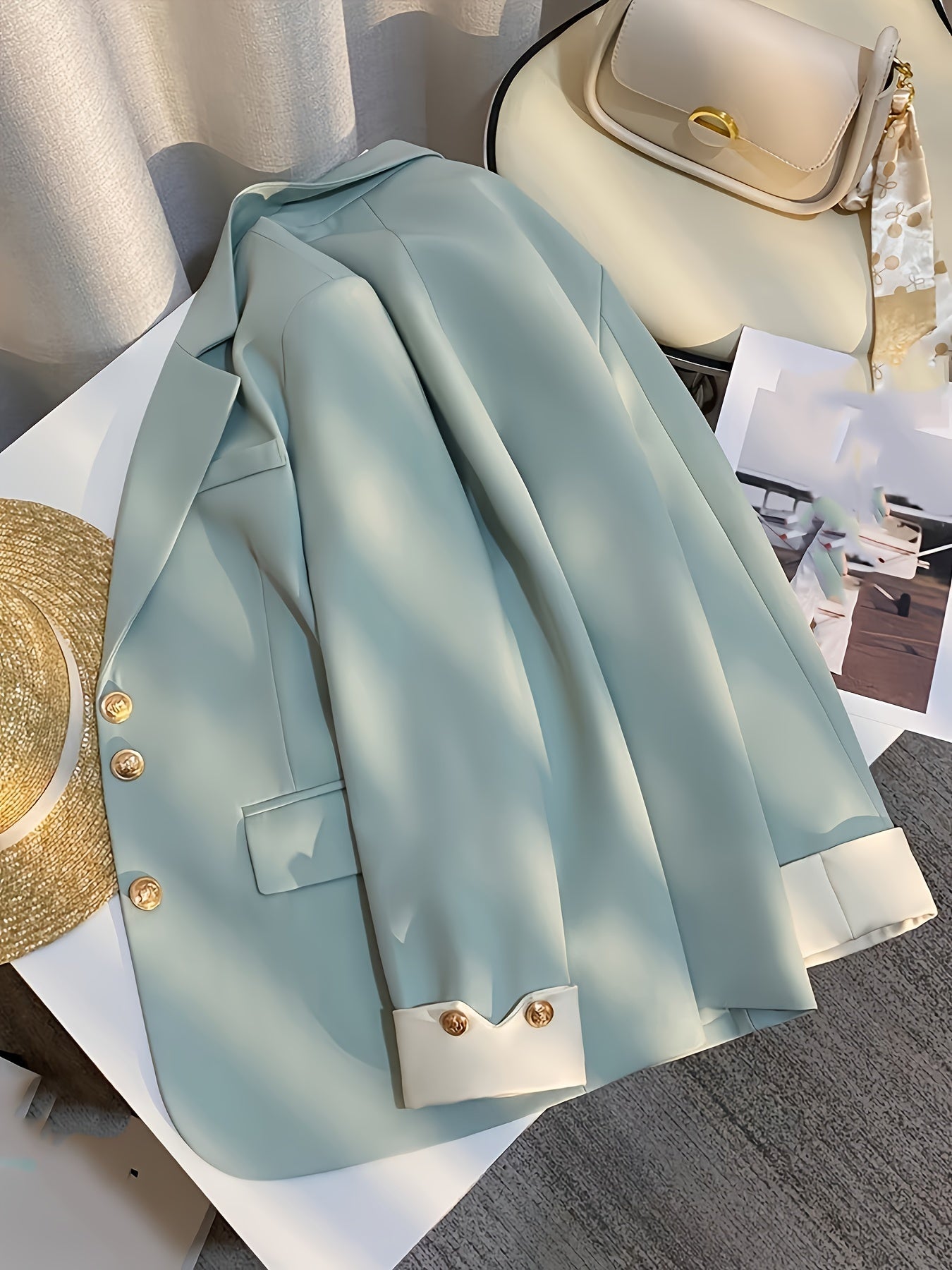 2024 Spring High-end Korean Style Suit Jacket for Women