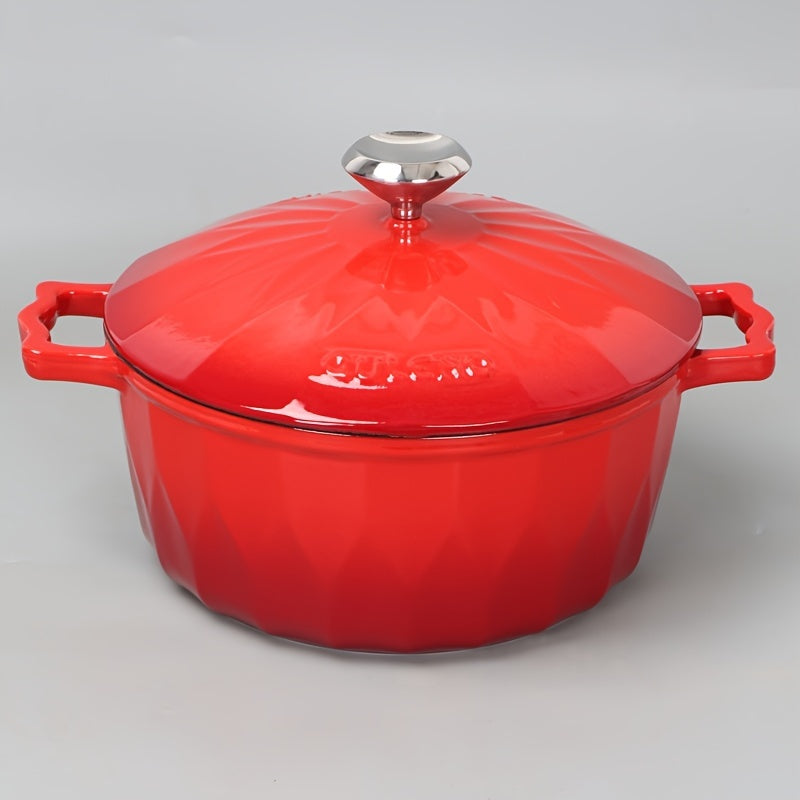 Enameled Cast Iron Pot - Versatile and Non-Stick, Ideal for Cooking Rice & Sauces, Works with Induction, Ceramic, Electric, Halogen & Gas Cooktops - Comes in 78oz, 138oz, and 169oz Options