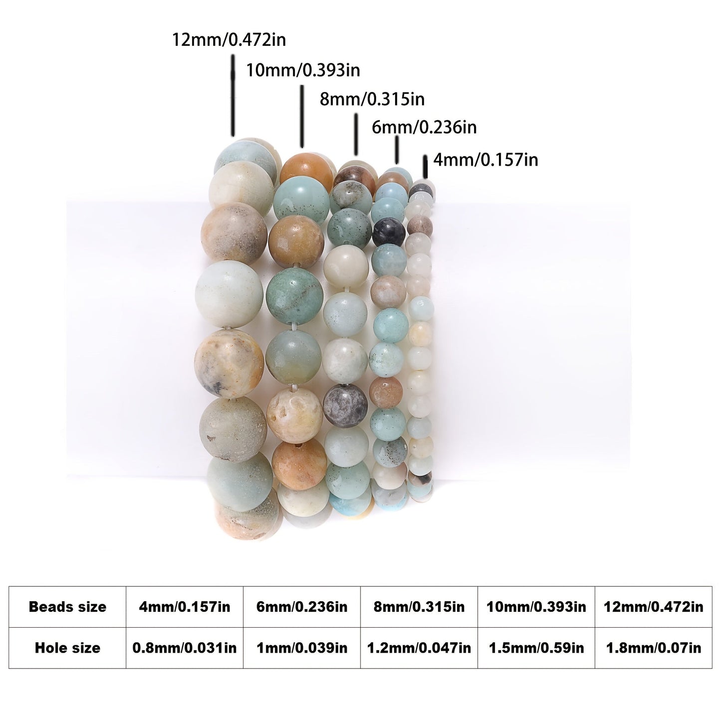 Faceted Tourmaline Spacer Beads made from Natural Stone for Creating Bracelets, Necklaces, and other Jewelry Accessories in 6/8/10mm Sizes.