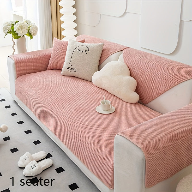 Thick non-slip sofa slipcover for pets, office or home decoration.