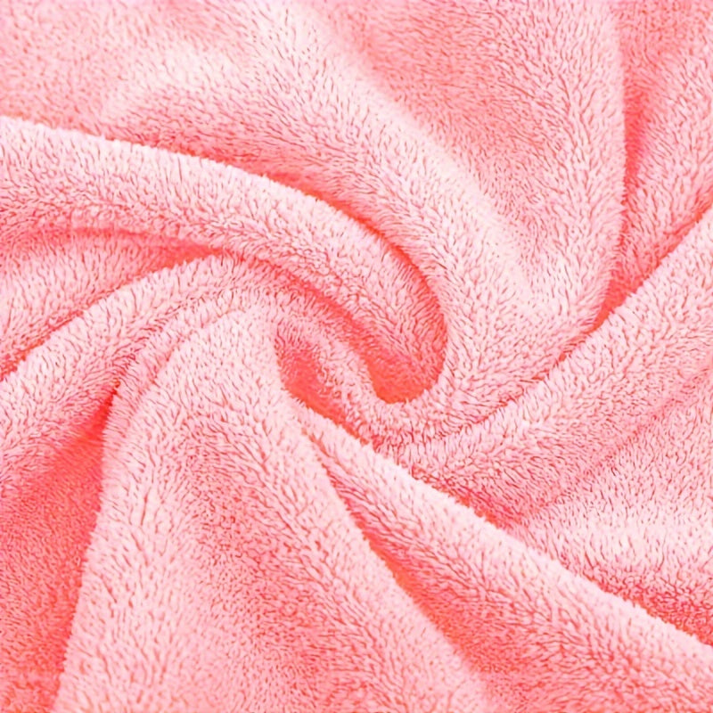 Soft and Cozy Microfiber Kids' Hooded Bath Towel with Ears - Super Absorbent Pink Sheep Design for Kids, Machine Washable - Ideal Gift for Boys and Girls, 69.85x139.95 cm