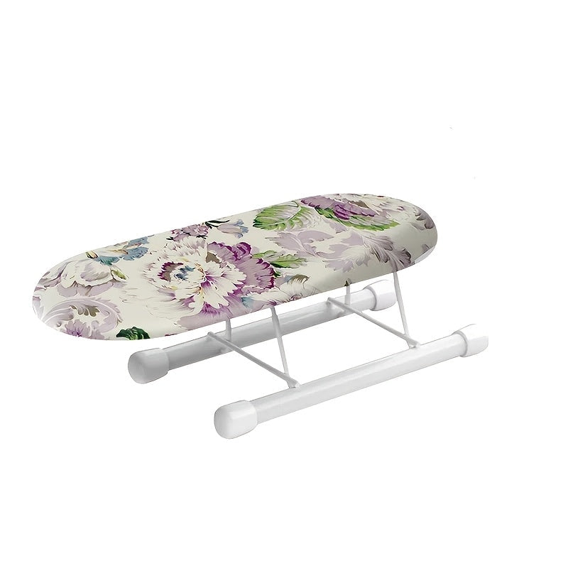 Get the perfect Christmas gift with the 1pc HeatGuard Mini Ironing Board Cover with Pad. Made of PET material, this non-electric cover is heat-resistant and anti-scalding, providing protection for boards measuring 25.98cm x 11.0cm. Featuring a festive