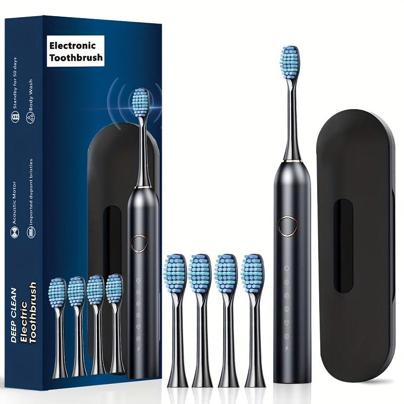 Sonic Electric Toothbrush for Adults with Whitening and Rechargeable features, suitable for couples.