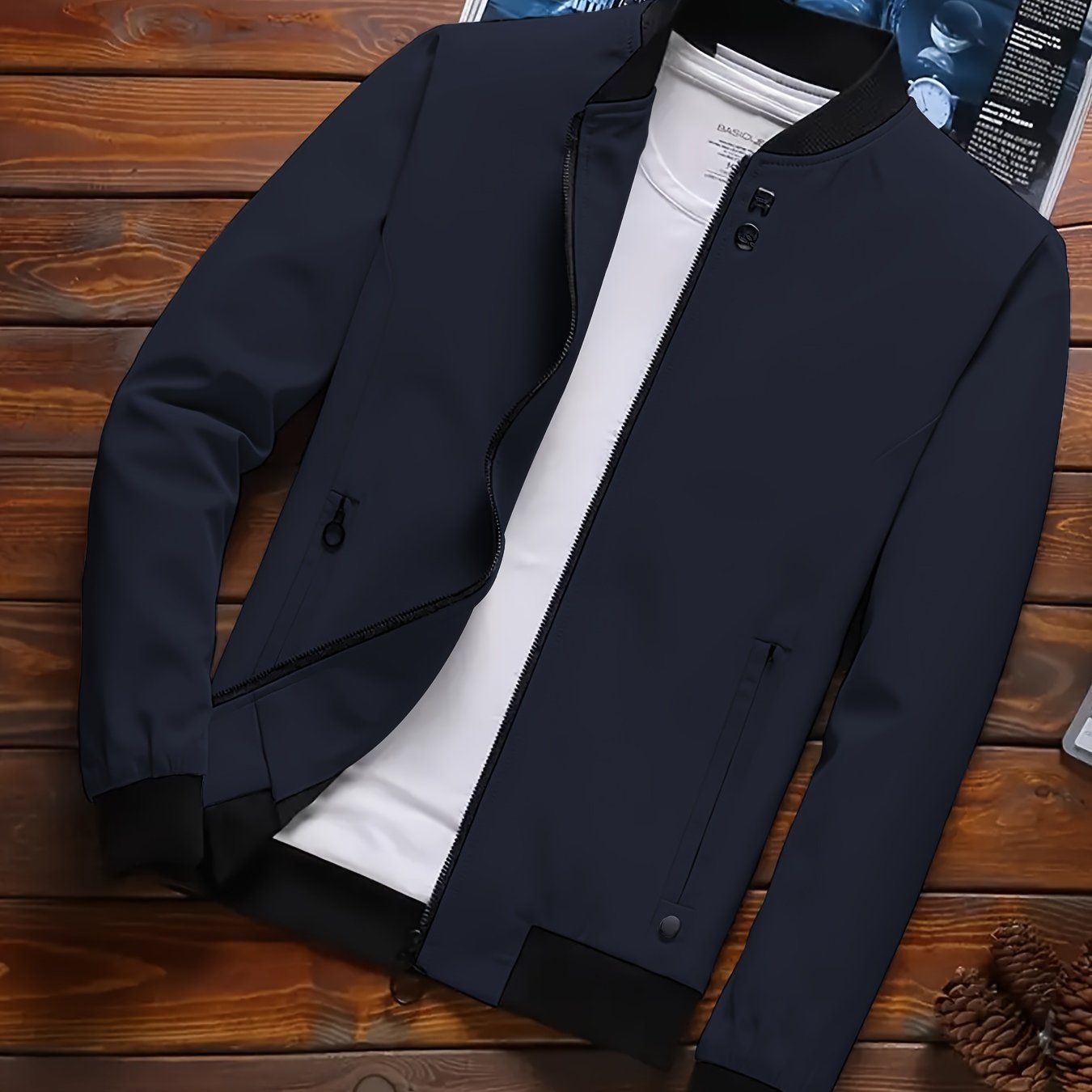 2024 Men's Fashion Casual Sports Jacket for Spring and Autumn