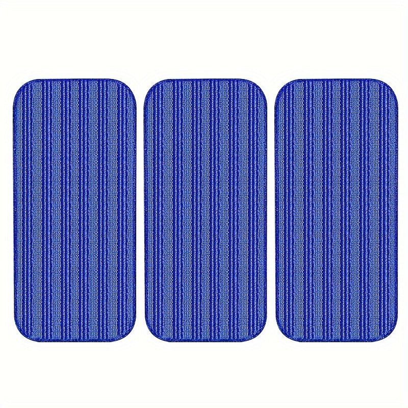 Versatile 12-Inch Microfiber Mop Pads for Home Cleaning - Ideal for Wet and Dry Surfaces