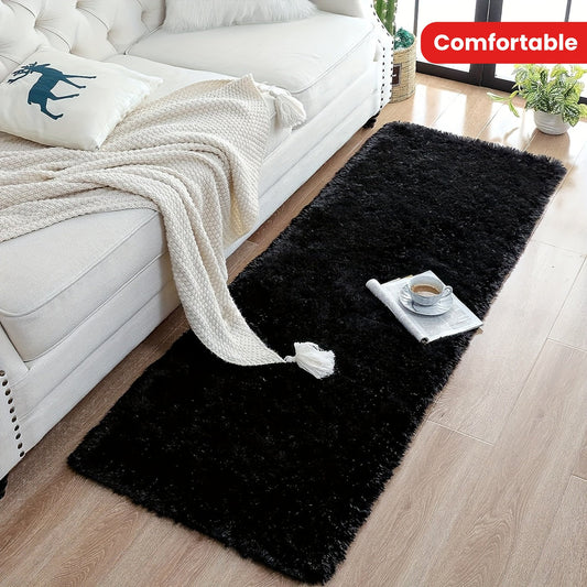 Роскошный PV Velvet Shag Area Rug - Мягкий и пушистый ковер для гостиной, спальни или общежития - Элегантный бутик-украшение для дома - Размер: 59,94x119,89 см