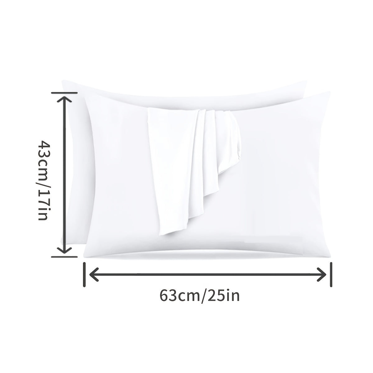 This pillow protector cover is made of 100% polyester knitted fabric that is waterproof and ultra-soft. The thick white pillowcase is breathable and machine washable with a zipper closure. It is water-resistant and features active printing, weighing 110g