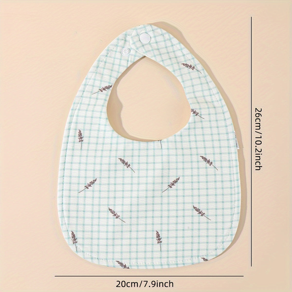 Set of 3 Waterproof Kids Feeding Bibs - U-Shaped Design, Durable for Boys & Girls, Snap Closure