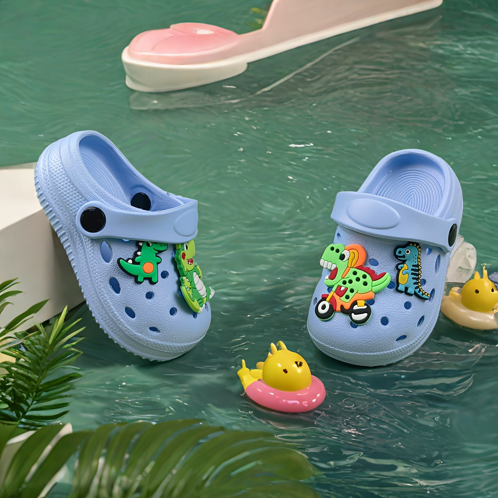 Kids' Summer Clogs - Breathable EVA Sandals with Cartoon Design - Perfect for Indoor/Outdoor wear.