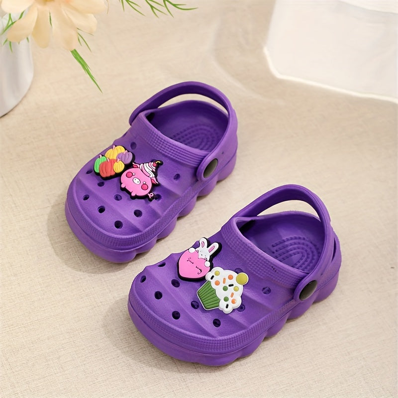 Children's Croc-style EVA slides: lightweight, durable, all-season sandals for ages 14 and under.