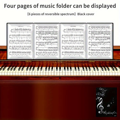 New piano sheet music clip available - A4 size, adjustable and unfolded