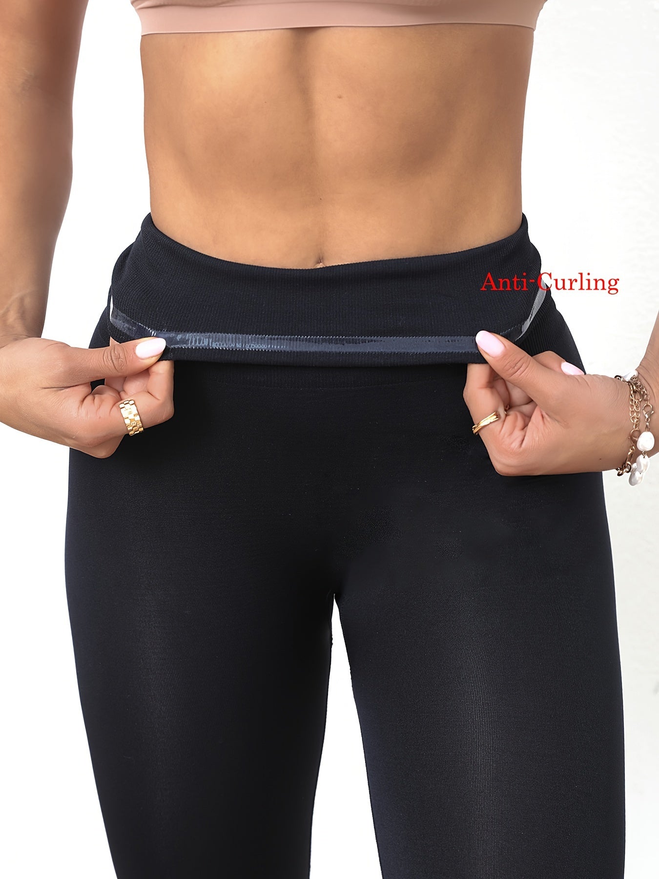 High-Waist Shaping Leggings for Women - Tummy Control, Moisture-Wicking, Breathable, Stretchy Yoga Pants for Outdoor Activities