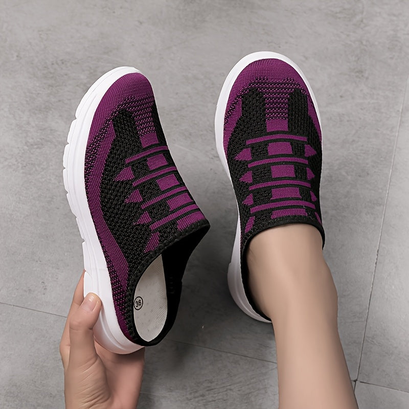 Women's slip-on sneakers with breathable fabric upper, cushioned Phylon sole, round toe, low-profile, lightweight, and suitable for all seasons.