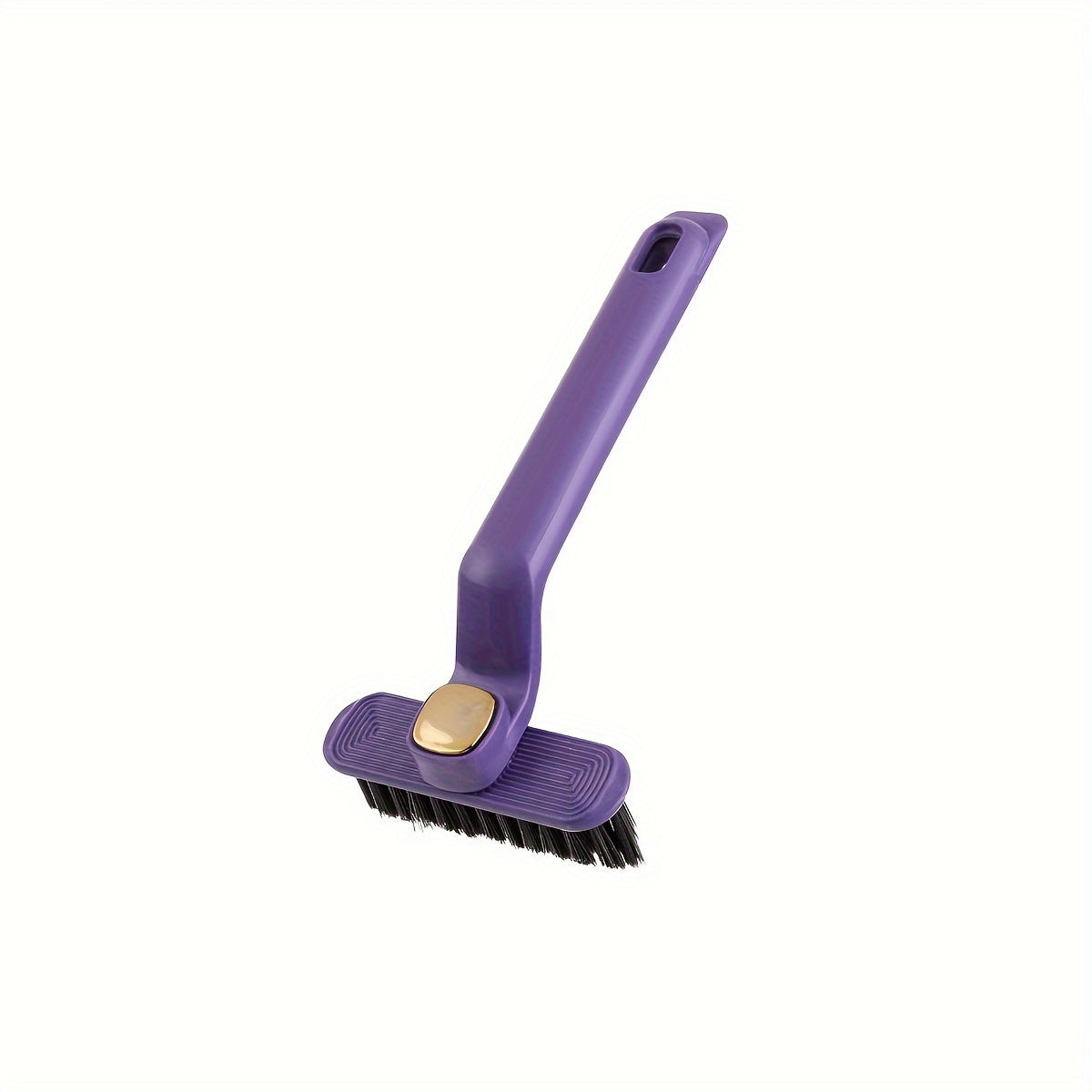 1 piece of Multifunctional Rotating Cleaning Brush with Tough Bristles, Perfect for Reaching Tight Spaces in the Bathroom & Kitchen. 360° Easy Clean Tool for Walls, Floors - Portable, Manual Handheld Brush for Household Cleaning.