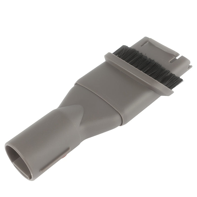 Replacement parts and accessories for Dyson compatible vacuum cleaners, including a plastic crevice tool and brush attachment for model versions V15, V12, V11, V10, V8, V7.