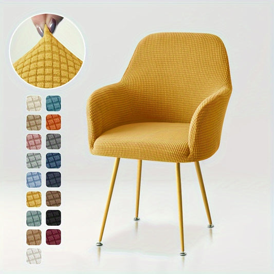 1 piece Solid Color Chair Slipcover for dining chair, furniture protection and decor for various rooms in the home or office.