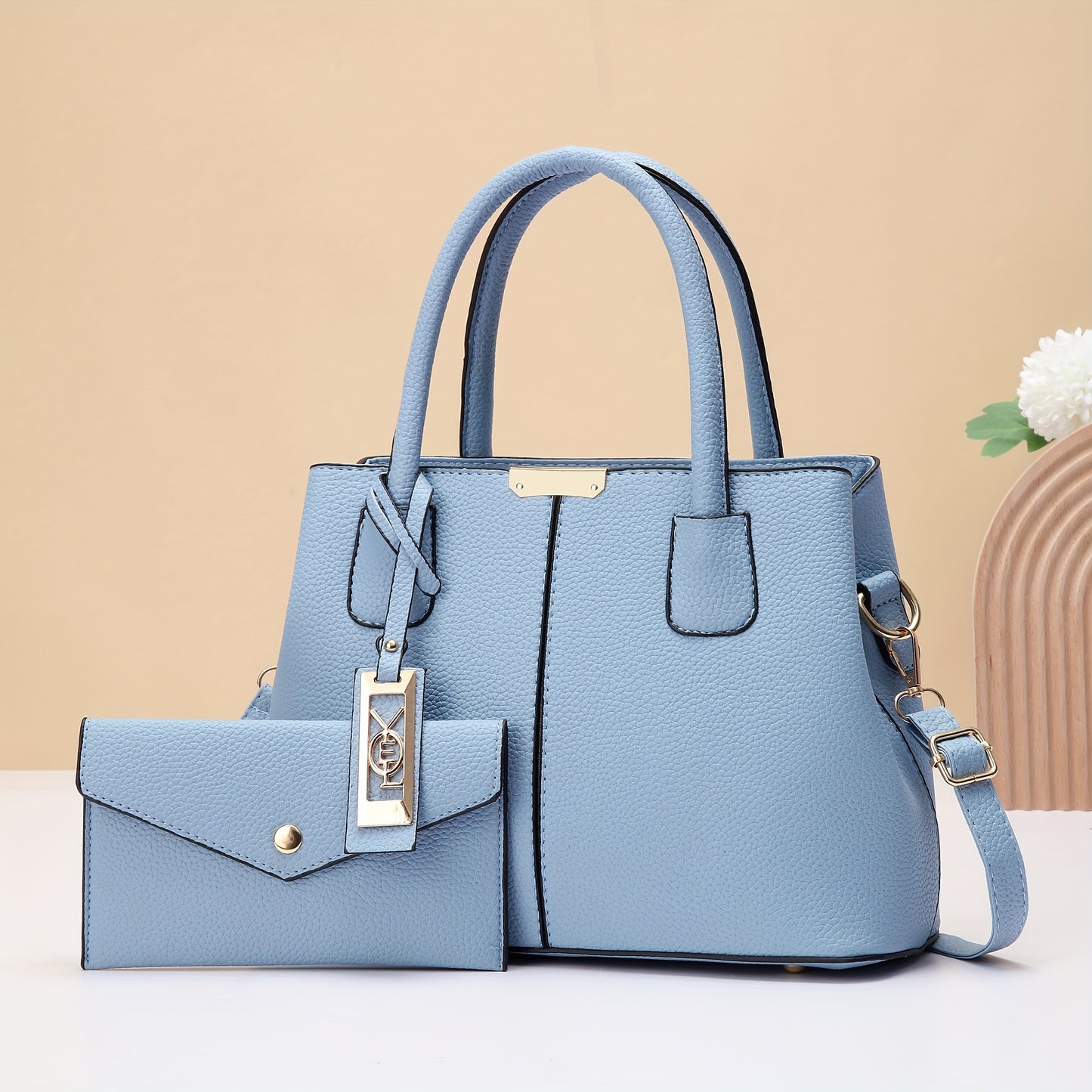 Gift mom a stylish and practical tote and crossbody bag set for Mother's Day.