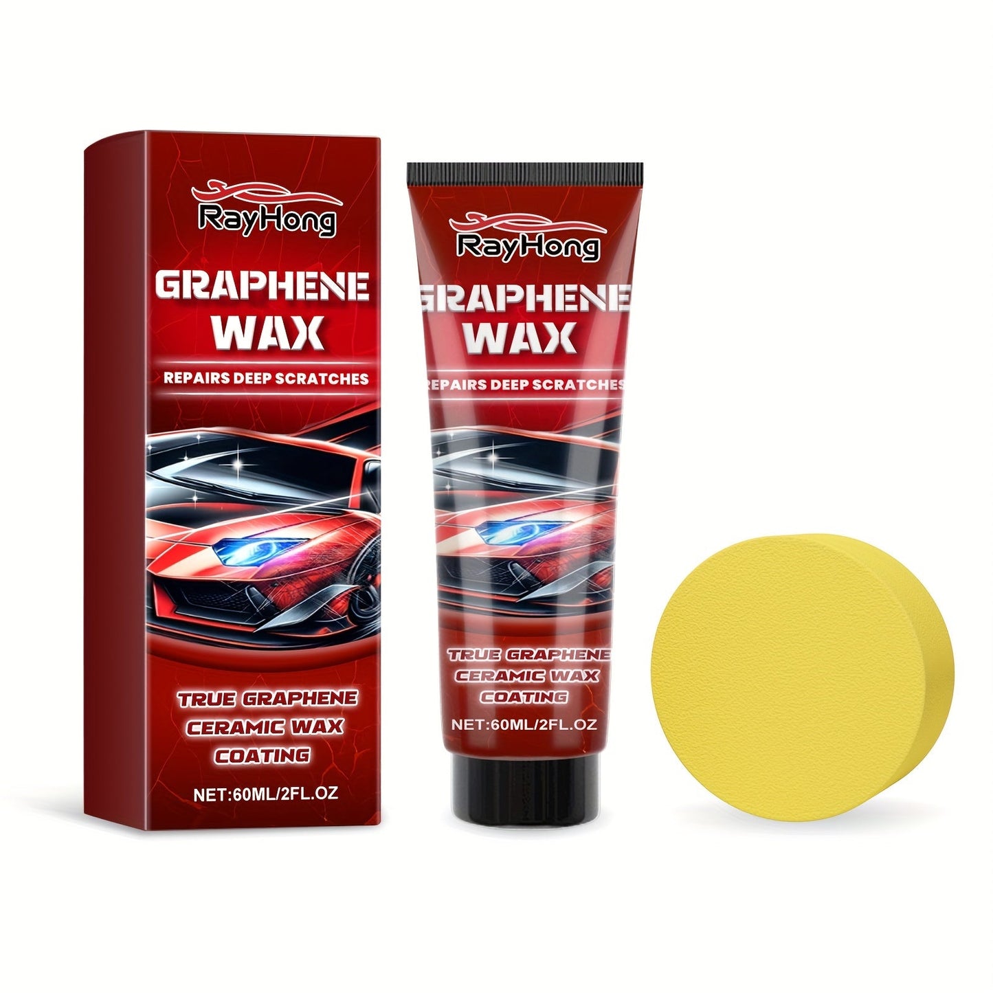 Restore your car's shine with our High-Shine Car Scratch Repair Wax. This durable ceramic coating provides long-lasting protection and restores brightness. Suitable for all colors.