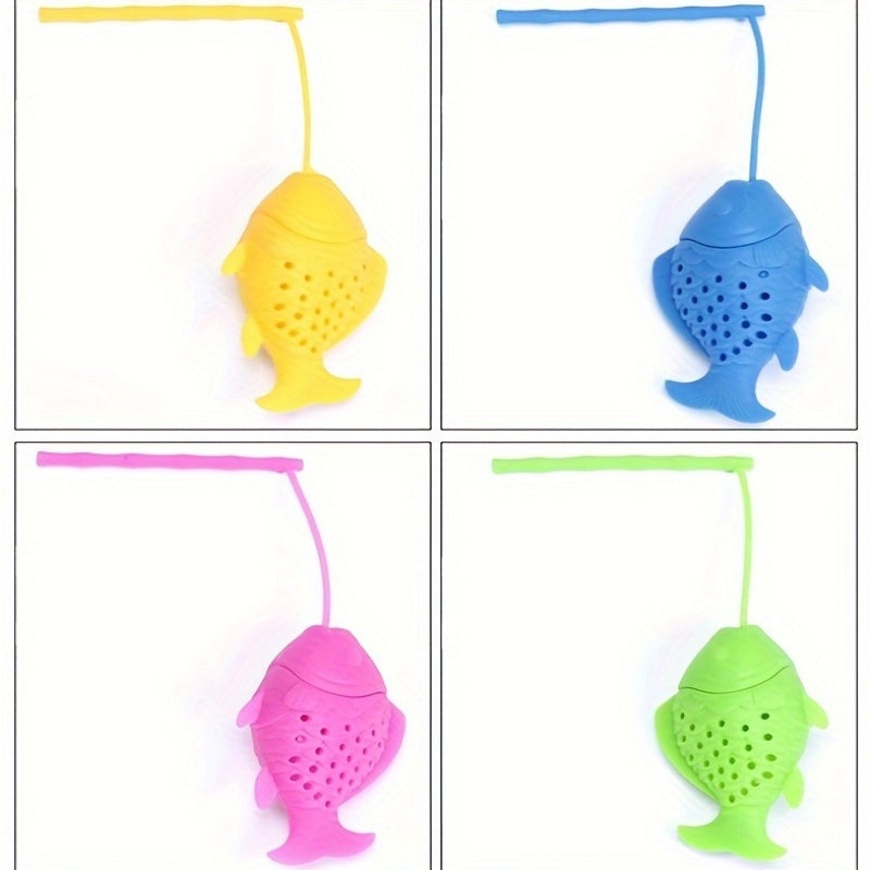 Silicone Cute Little Fish Tea Strainer: A Hygienic and Convenient Home Tea Brewing Tool