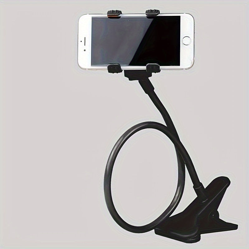 Versatile mobile phone holder ideal for bedside and desktop use, perfect for live streaming and video calls.