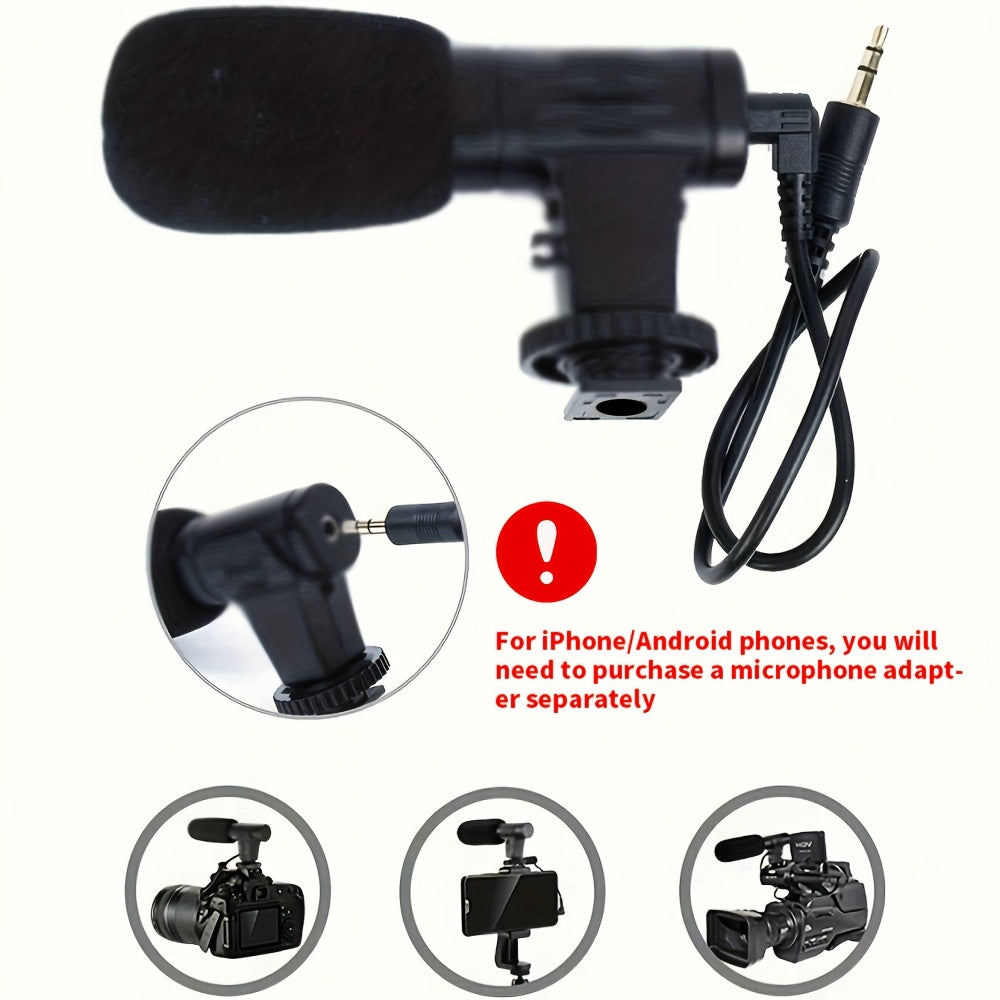 Compatible with both iPhone and Android, the Beginner Video Blogging Kit includes a 10-inch tripod, phone holder, and mini shotgun microphone. Ideal for live streaming, video calls