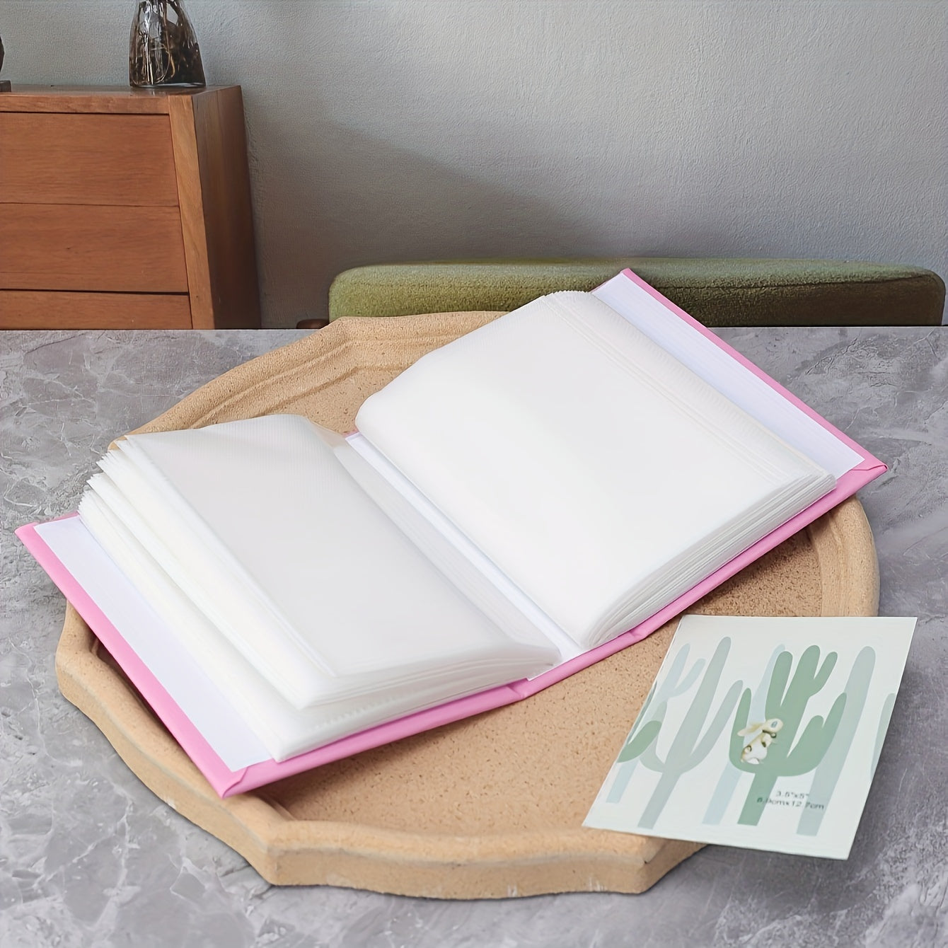 Six-Inch Photo Album with Room for 100 Pictures and Writing, Perfect for Thoughtful Family Presents