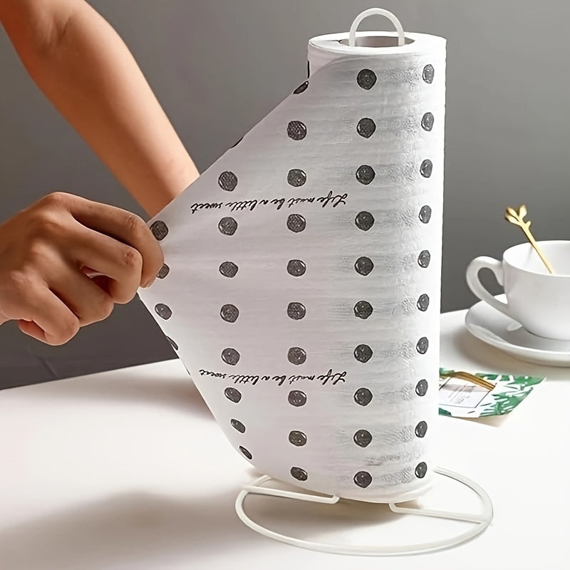 Revolutionary Vertical Paper Towel Holder for Kitchen Table - Keep Napkins and Roll Paper Organized with this Sleek Desktop Rack