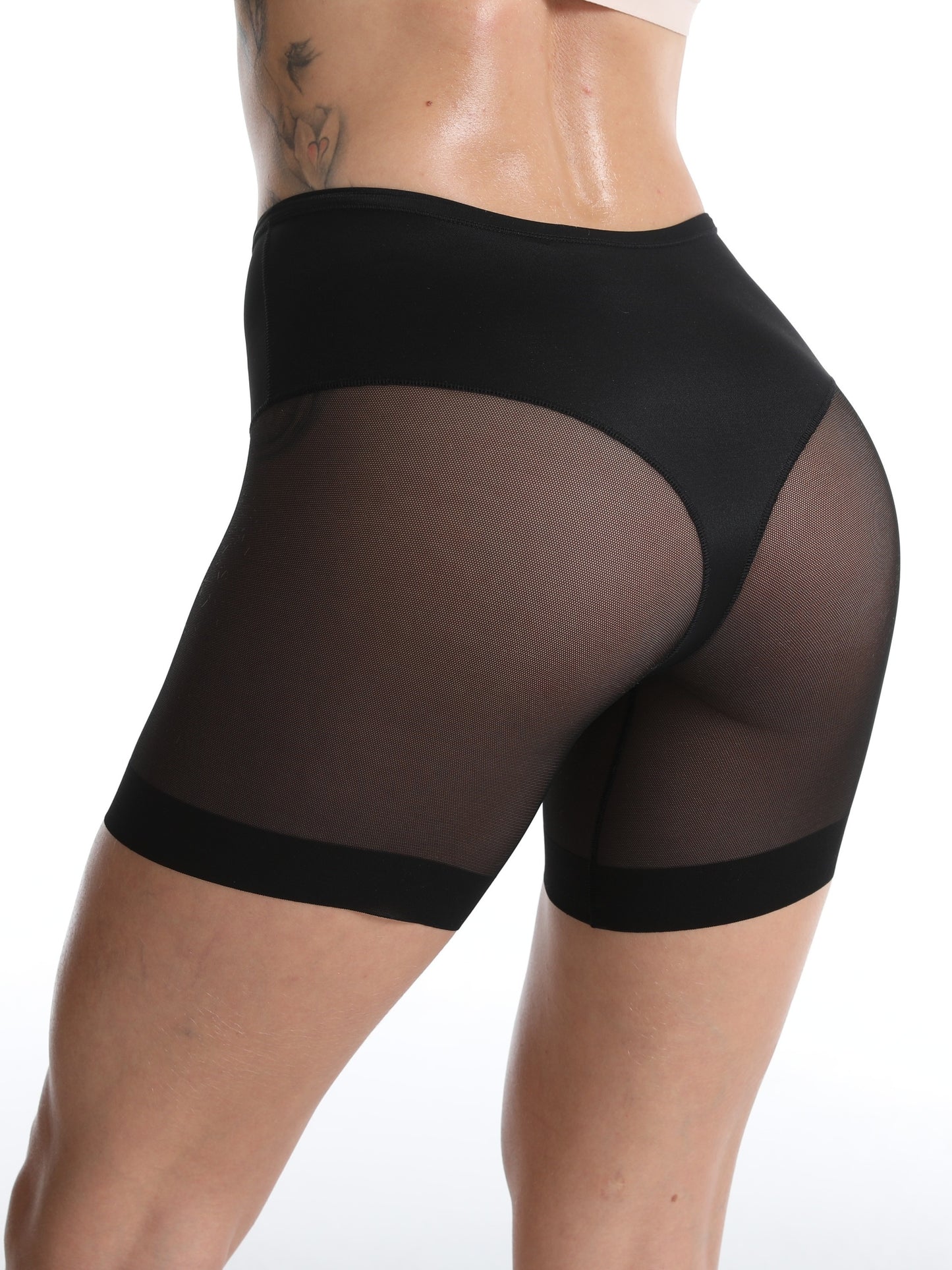 Women's high-waisted shaping pants with powerful waist-lifting and abdominal tuck features.