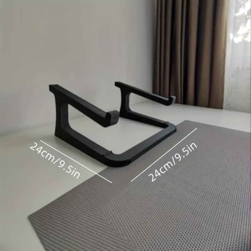 Portable laptop stand with detachable armrest, adjustable height, ergonomic keyboard holder, ABS material, suitable for home or office.