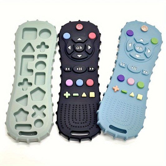 Silicone Baby Remote Control Teether - Food Grade and Festive Holiday Gift Ideas