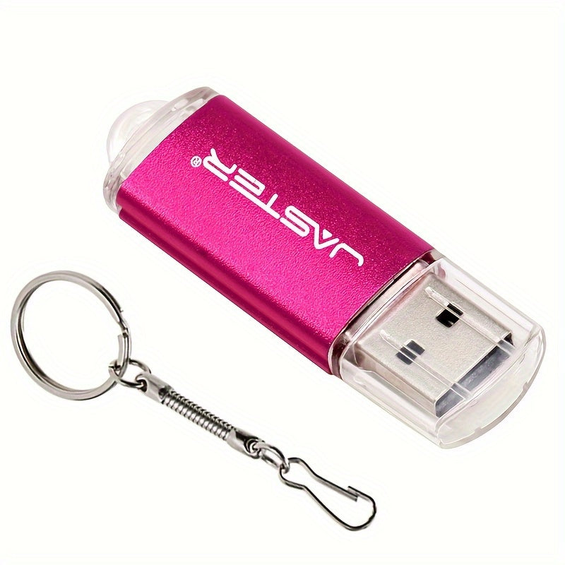 JASTER Mini USB Flash Drive in various sizes and colors with free key chain, ideal as creative gifts.