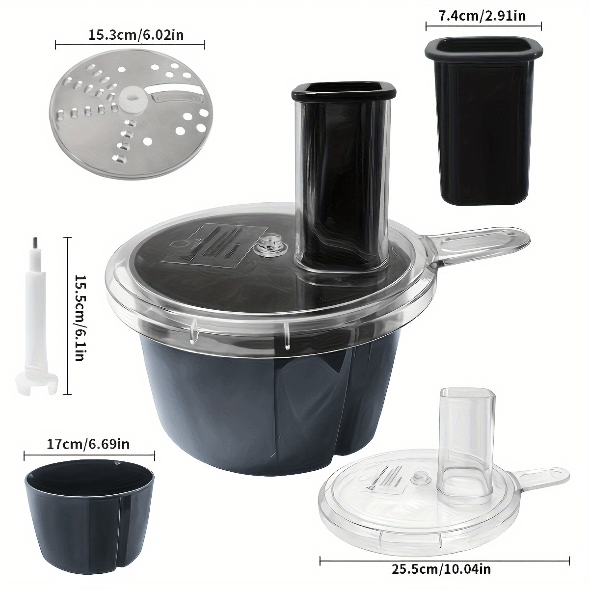 Multipurpose Vegetable Chopper Accessory for Thermomix TM6 & TM5 - Made of Stainless Steel, Features Dual-Cut Blade, Easily Cleaned in Dishwasher, Ideal for Slicing and Dicing