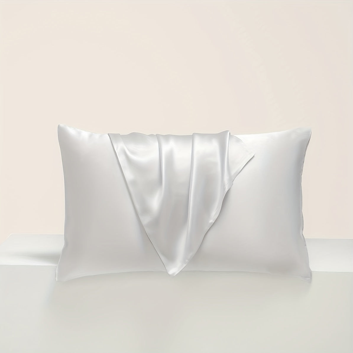 Satin Pillowcase with Envelope Closure - Hypoallergenic, Hand Washable, Made of Woven Tie-dye Polyester. Gentle on Hair and Skin, Smooth and Soft Fabric. Includes Single Pillowcase, Pillow Core Not Included.