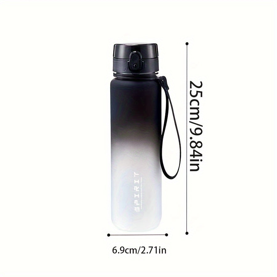 1pc Sports Water Bottle in various sizes (500ml/650ml/1000ml), perfect for camping, hiking, fitness, and outdoor activities. Great birthday gift idea.