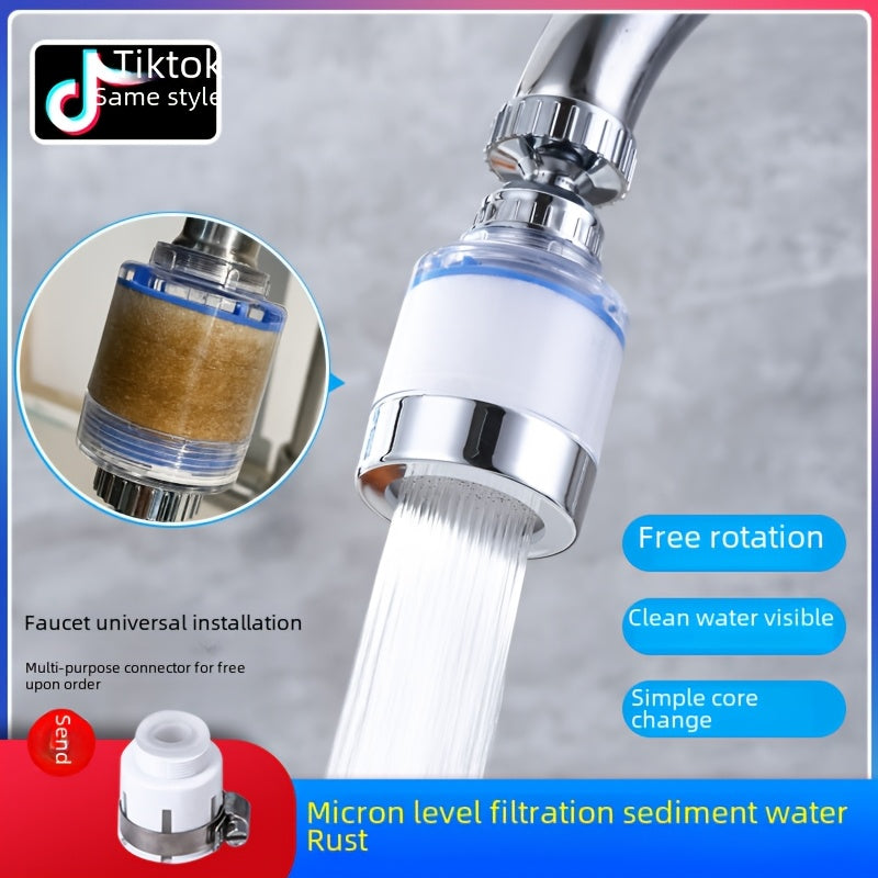 No power required for Faucet Extender with Tap Water Filter, Bubbler Shower Head Splash Guard