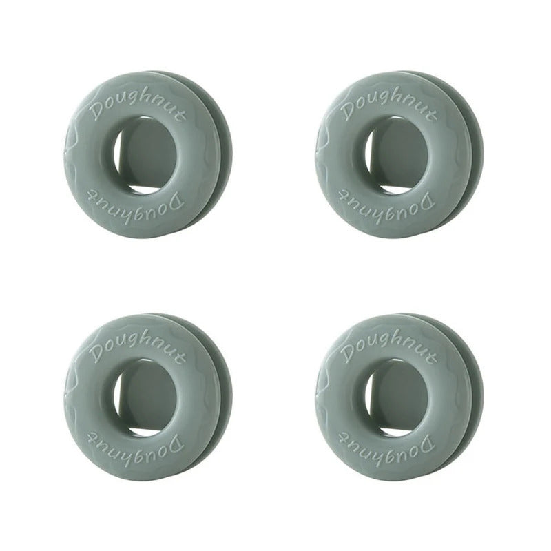 Set of 4 White Bed Sheet Clips - Durable Plastic Grippers Keep Quilt & Mattress Secure, Convenient Hand Washable Design