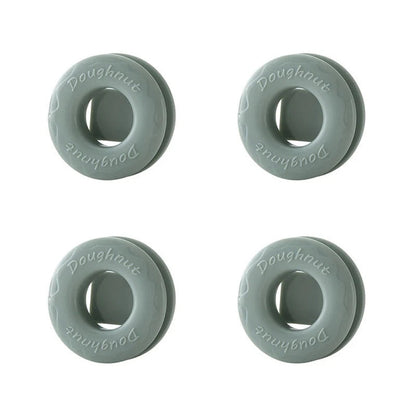 Set of 4 White Bed Sheet Clips - Durable Plastic Grippers Keep Quilt & Mattress Secure, Convenient Hand Washable Design