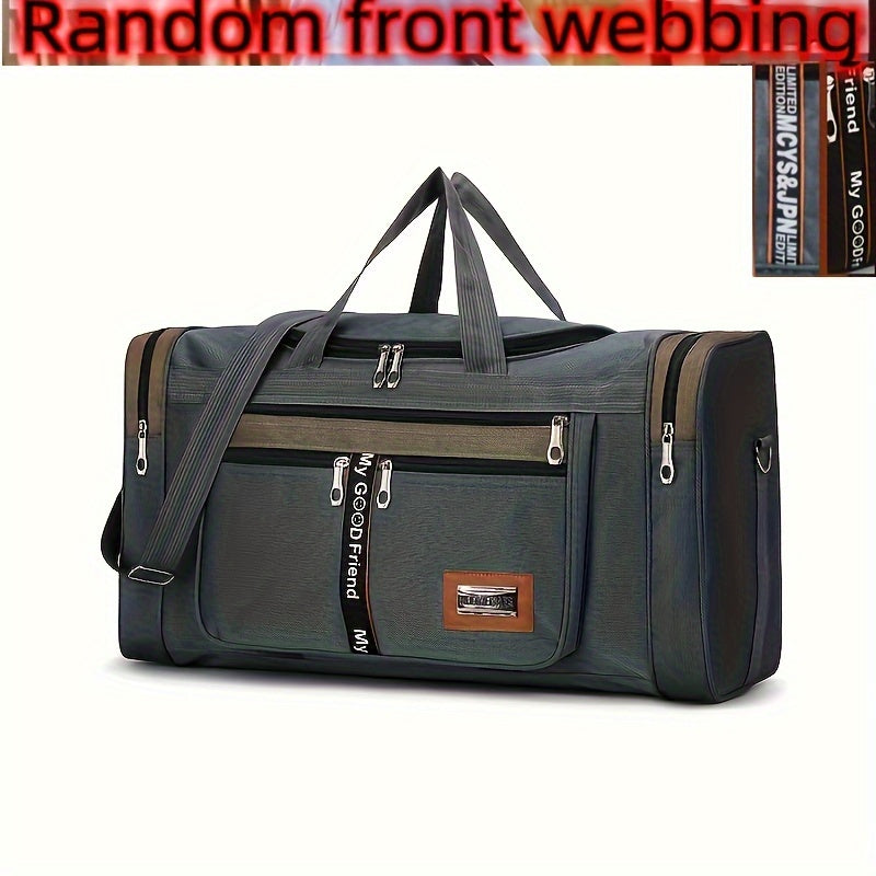 Versatile travel bag for men with large capacity and foldable design, ideal for business trips.